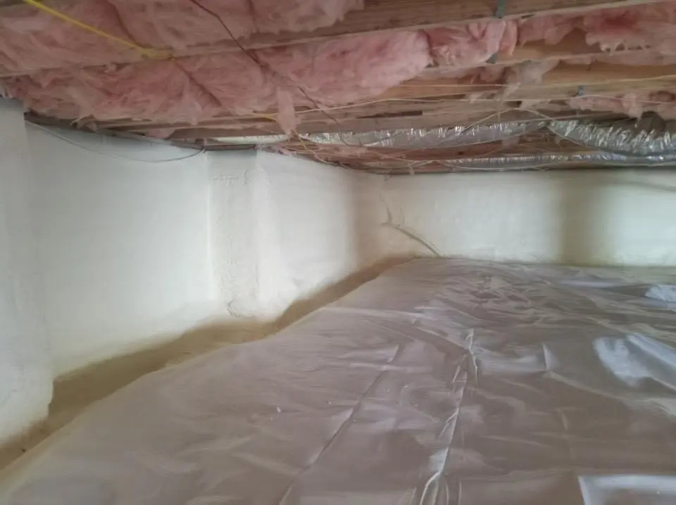 Crawl space encapsulation with closed-cell spray foam for Roof Maintenance in Blue Ash